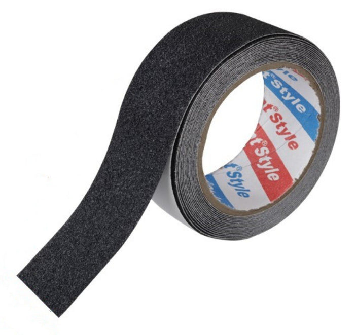 6 Pezzi Nastro Adesivo Antiscivolo Nero 36mm X 5mt