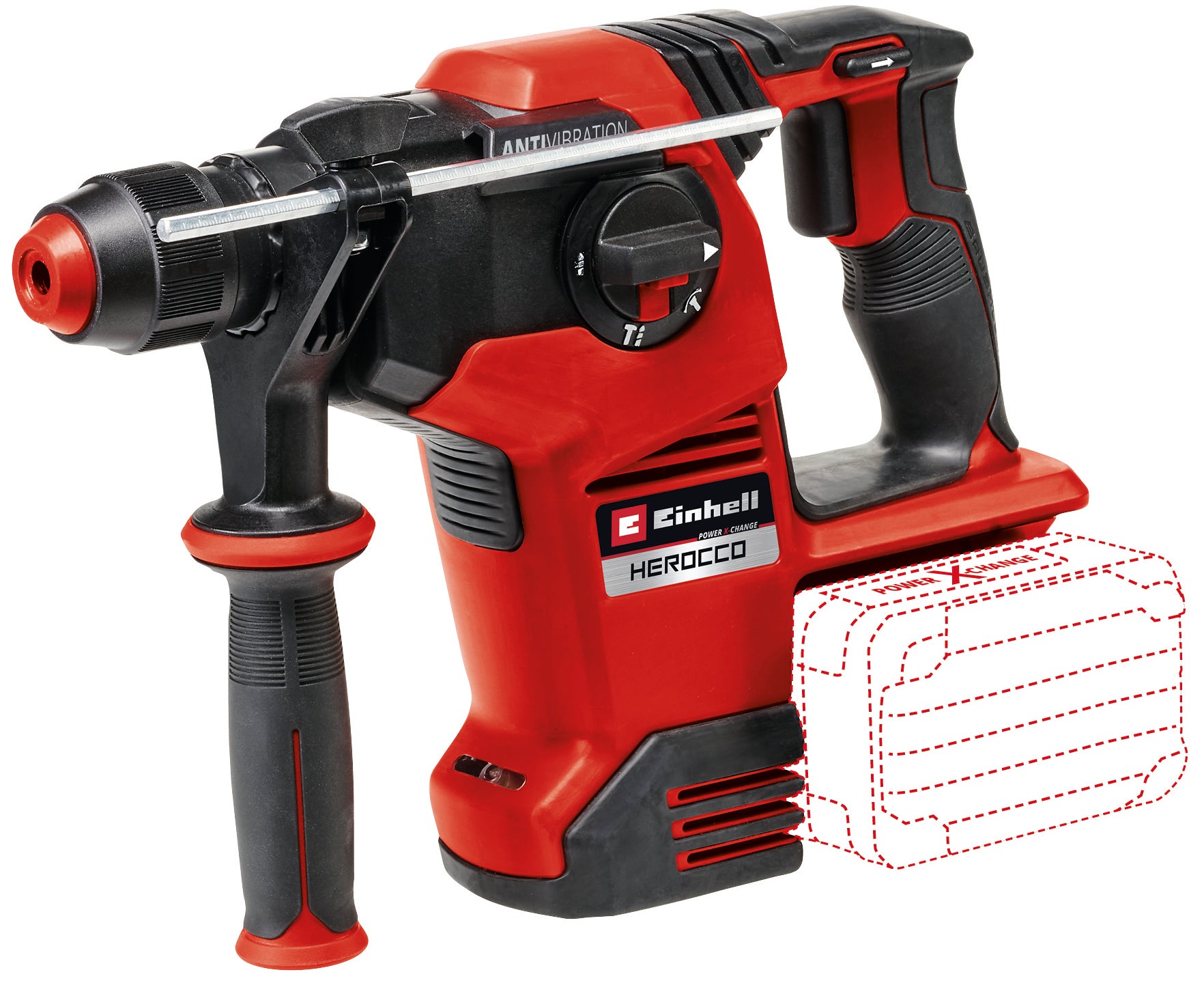 Einhell martello tassellatore herocco 36/28 li-bl 36v solo - Einhell