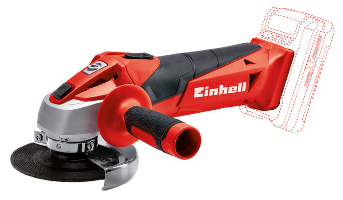 Einhell smerigliatrice a batteria tc-ag 18/115 li solo  18 v - Einhell