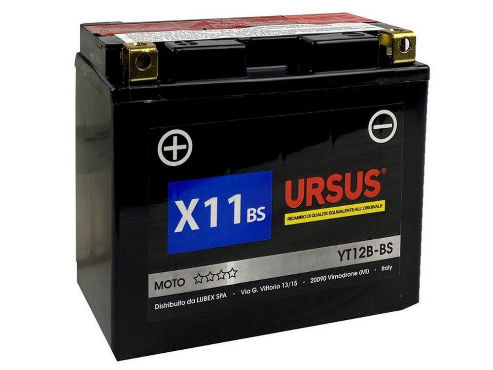 batteria avviamento moto ursus x6 bs 6 ah mm. 150x87x94 h cod:ferx.vit55488