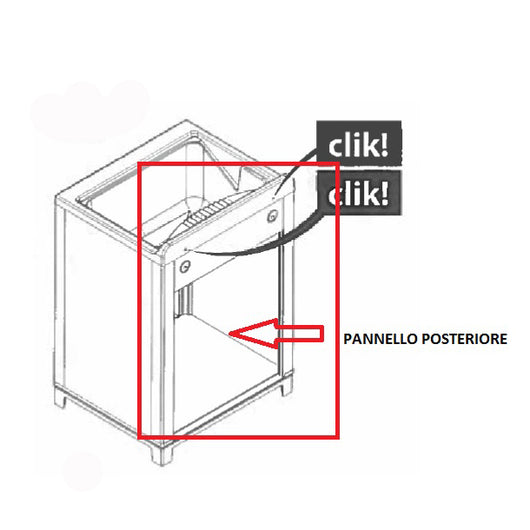 ZZ-KIT LAVATOIO RESINABIANCO-(PANNELLO POST)  PZ 1,0