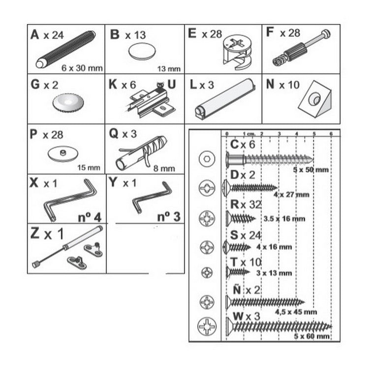 1Pz Accessori Montaggio X Parete Zaiken