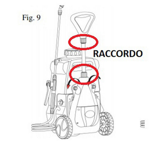 raccordo manico x pompa batteria sinistra-md16e 602711