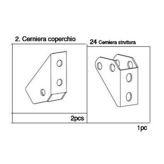 1coppia cp cerniere n. 2 n. 24 x barbecue asado cod:ferx.602791