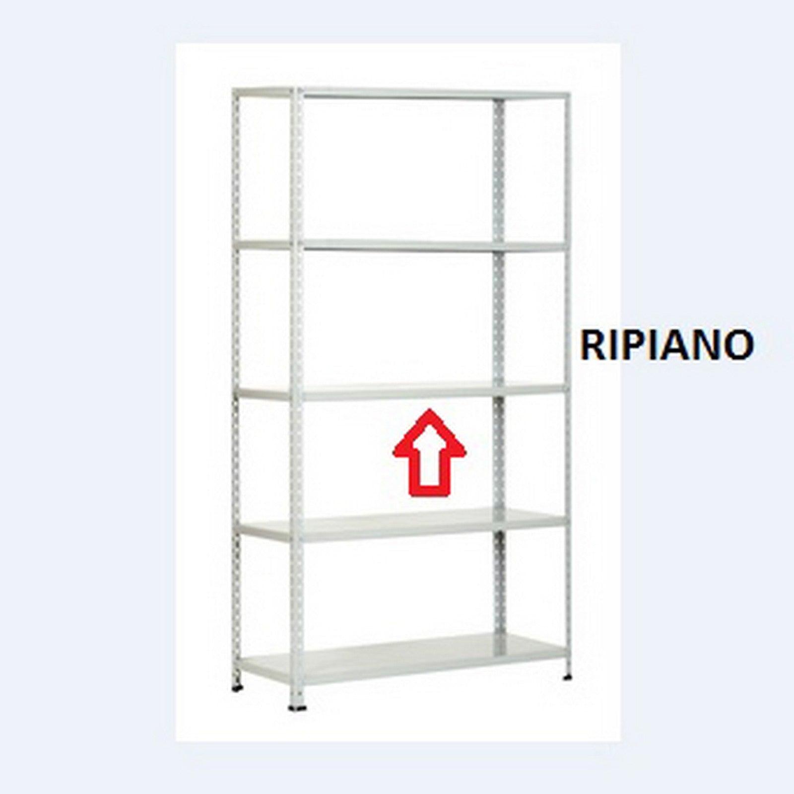 ripiano x panda kit a 5 ripiani (37x100) 602816