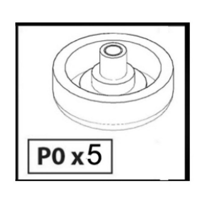 piedino po per kit armadio 3 ante+2 cassetti cod:ferx.603181