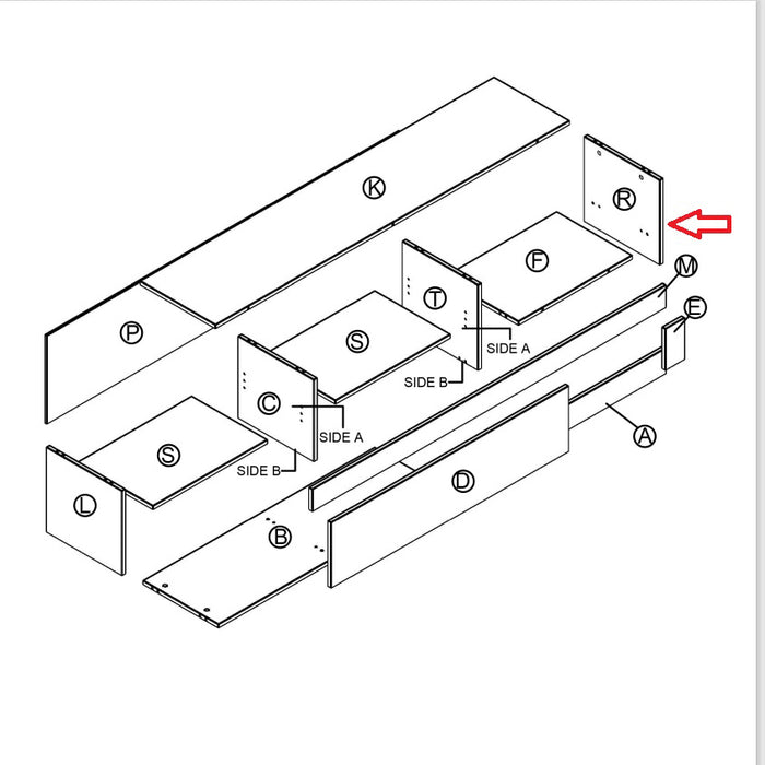 ZZ-PART R FIANCO X  PARETE LIVING ROOMY  ROV. NOD/BIA. GRK13 K105/0110  PZ 1 