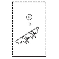 ZZ-PARTICOLRE R X ARMADIO RATTAN  CM.65X45X88H T/PIANI ANTRACITE  PZ 1 