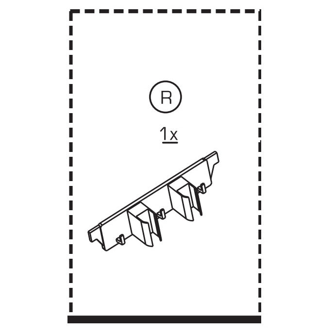 ZZ-PARTICOLRE R X ARMADIO RATTAN  CM.65X45X88H T/PIANI ANTRACITE  PZ 1 