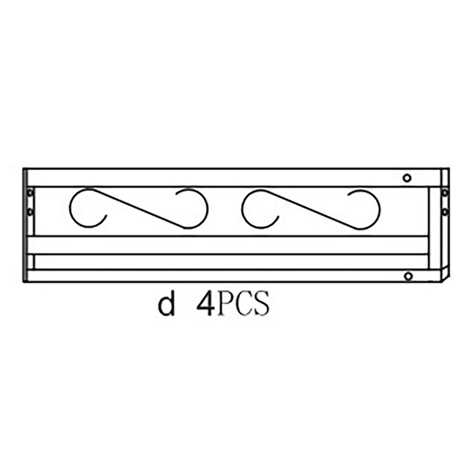 trave d per gazebo in acciaio mt.3x4 armonia yf-3246 603460