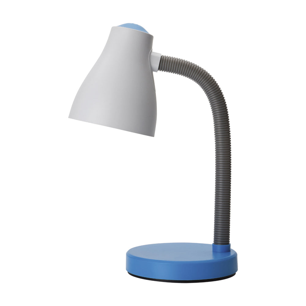 Lampada Da Scrivania In Plastica Moderna Toy Azzurro 1 Luce E27