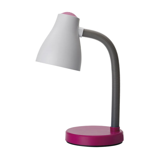 Lampada Da Scrivania In Plastica Moderna Toy Rosa 1 Luce E27