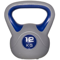 Kettlebell Esercizio Fisico Fitness Peso in Ghisa e Cemento 12 kg Manico Comodo