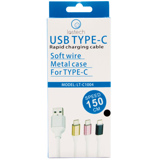 CAVO USB TYPE-C CARICA RAPIDA SOFT WIRE CM.150  PZ 1,0