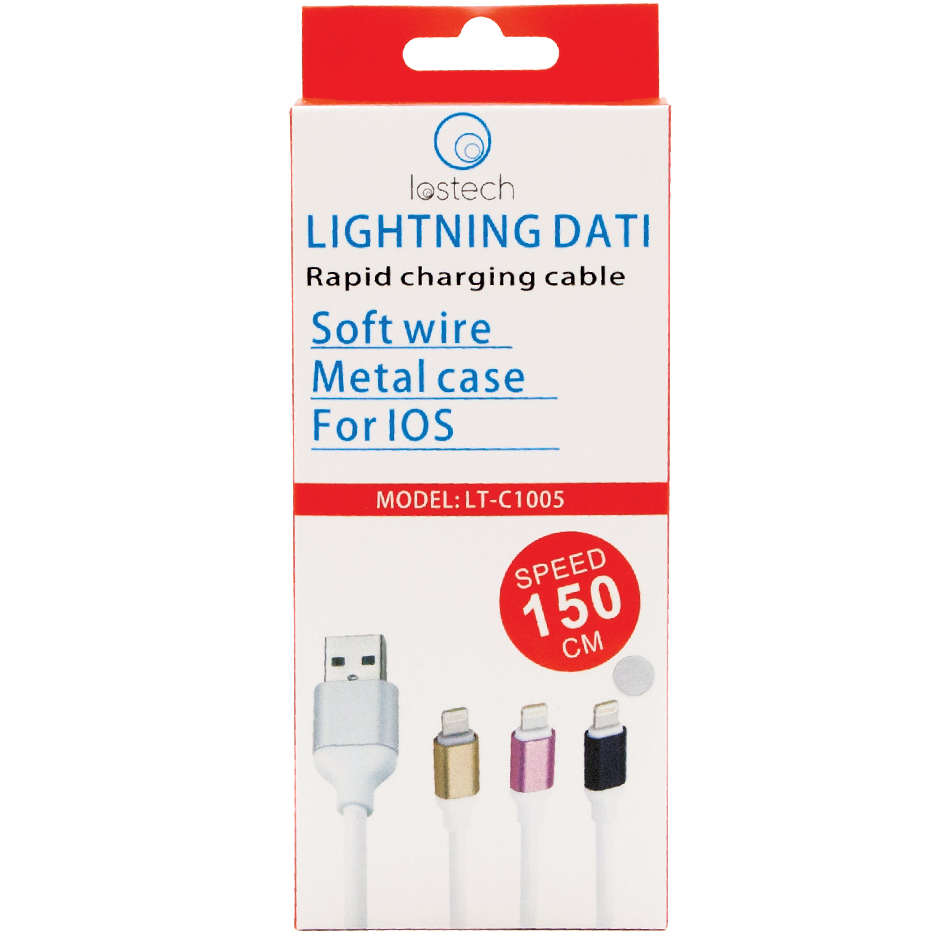 CAVO LIGHTNING CARICA RAPIDA SOFT WIRE CM.150  PZ 1,0