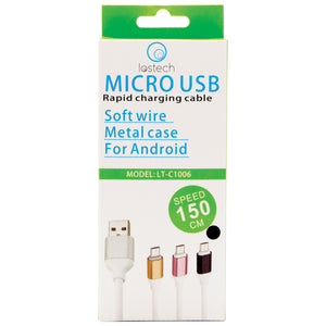 CAVO MICRO USB CARICA RAPIDA SOFT WIRE CM.150  PZ 1,0