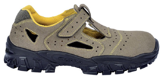 SCARPE COFRA SANDALO SCAM. BEIGE NEW BRENTA S1P SRC N.43