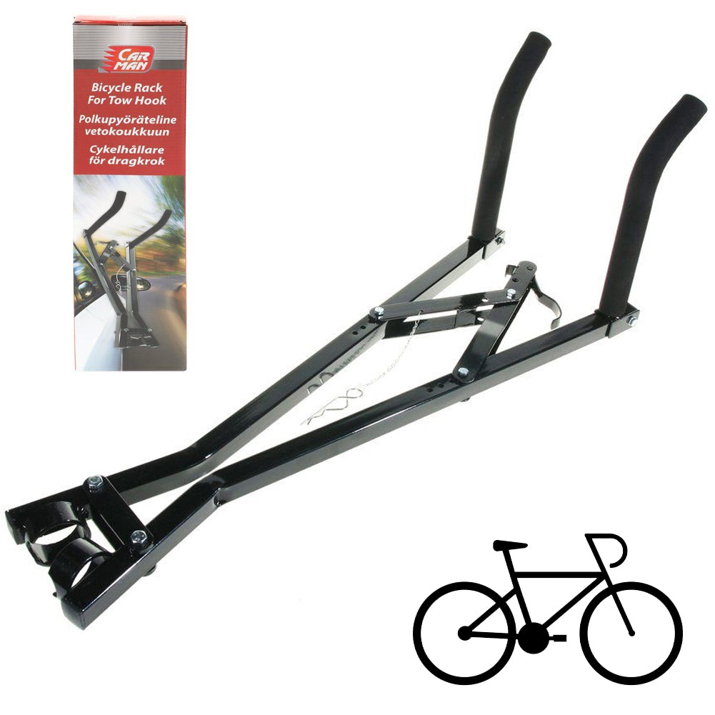 Supporto Porta Bicicletta da Agganciare al Gancio Traino Portabicicletta Max 45kg