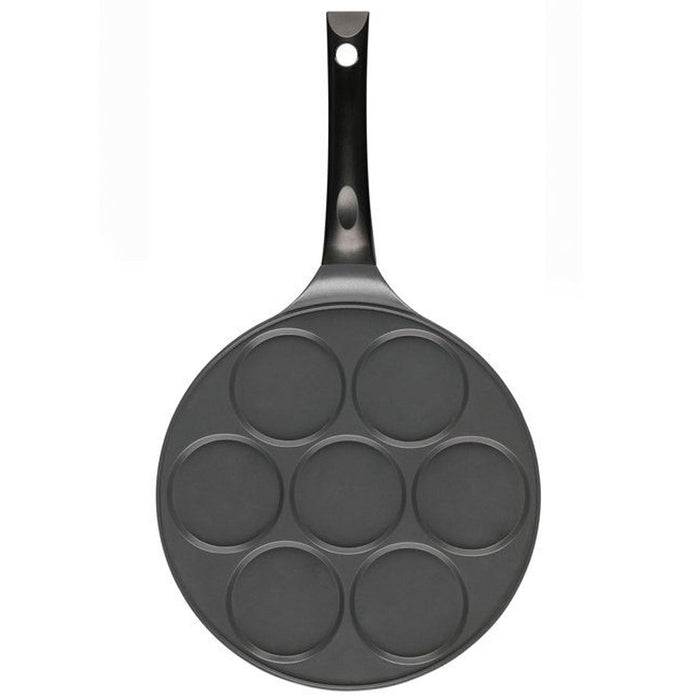 Padella Antiaderente Per Pancake Diametro 26Cm 7 Fori Padella Frittata Colazione