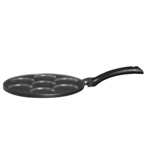 Padella Antiaderente Per Pancake Diametro 26Cm 7 Fori Padella Frittata Colazione