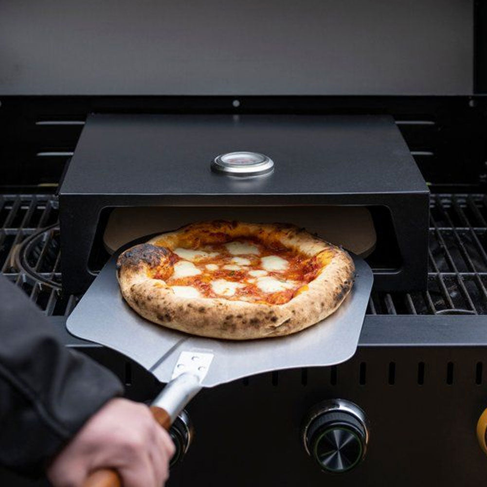 Forno Pizza Alla Brace Fornetto Per Pizza Per Cotture Su Barbecue 44,5x13x36 cm