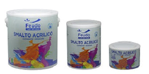 FEUDO SMALTO ACQUA BIANCO LUC.1000 ML. 750 RAL9010