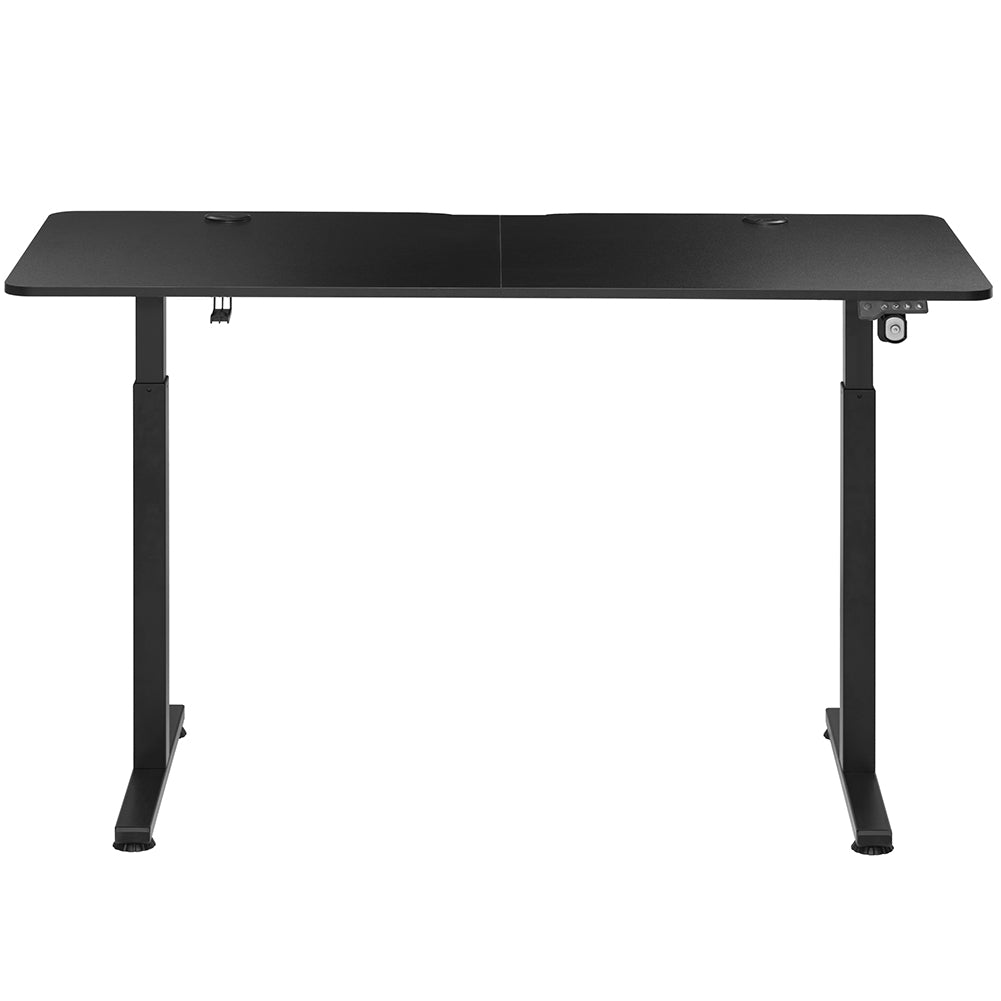 Scrivania Elettrica Regolabile Altezza 140x60x72-117cm Nero Console di Comando