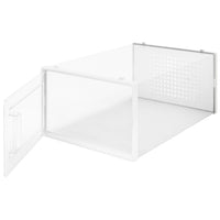 Set 6 Pz Scatole Portascarpe Impilabili 33.5x23x14.5cm Porta Scarpe Salvaspazio