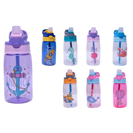 Borraccia per Bambini con Beccuccio 480 ml Colorata