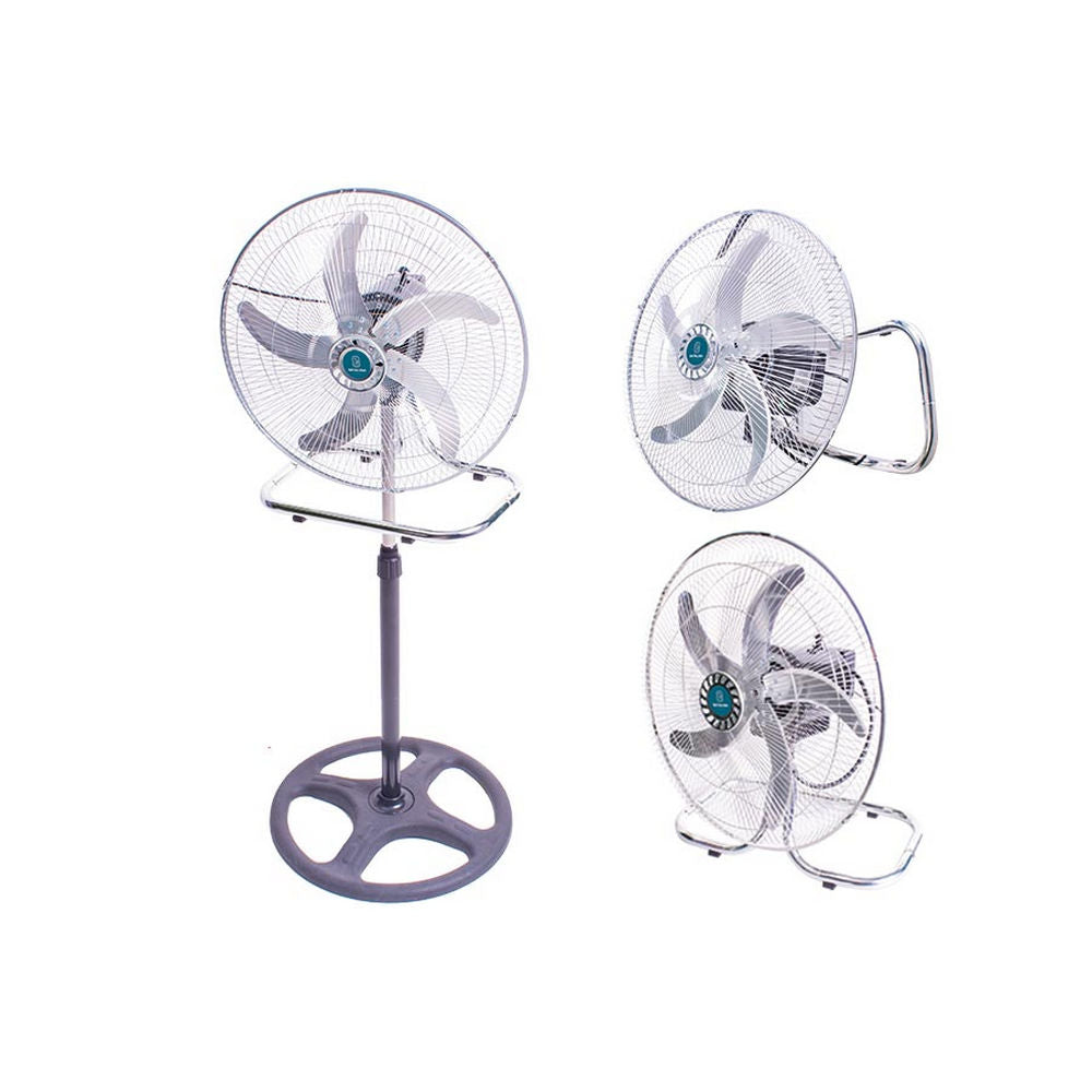 Ventilatore a Piantana 3 in 1 in Acciaio 65 W