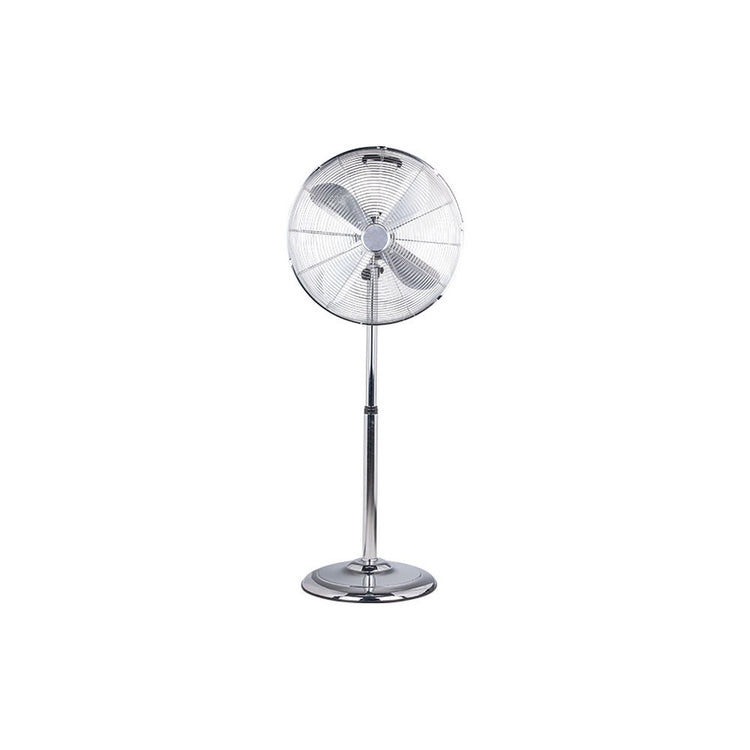 Ventilatore a Piantana in Alluminio Cromato 45x130 cm