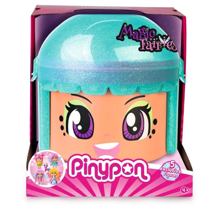 Pinypon Magic Fairies Testa Con 4 Personaggi Fatati Ali Glitterate Con Manico