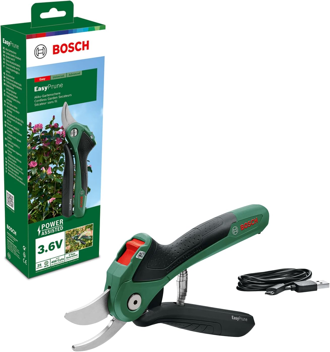 Bosch Cesoie a batteria EasyPrune 3,6 V