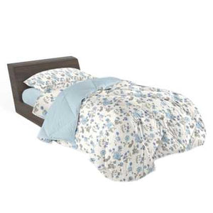 Completo letto cotone 1 piazza venus stampa rotativa acqua