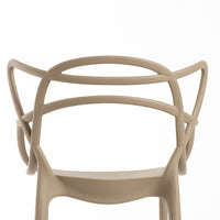 4 Sedie Design Firenze Beige in Polipropilene - La Dea Sedia