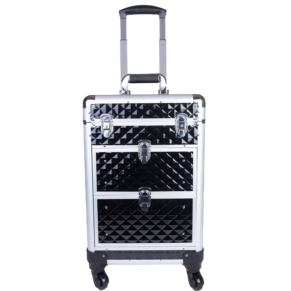 Trolley Makeup Professionale Alluminio Valigetta Trucco Estetista Beauty Case