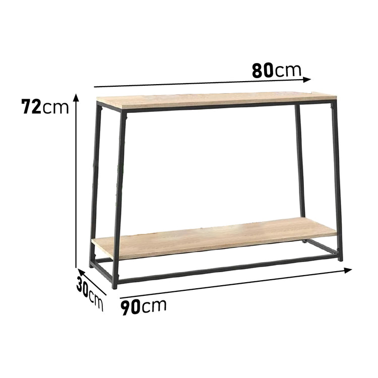 Consolle da Ingresso Versatile Metallo e MDF  Tavolo Consolle per Ingresso, Soggiorno, Sala da Pranzo