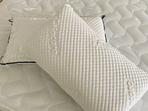 DANYX Cuscino in Fibra Super Soft 70x40 H18cm Federa Sfoderabile Guanciale Letto