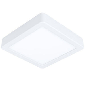 Plafoniera Led Quadrata Bianca da Cucina Moderna Fueva 5 Eglo Formato: 11W - Luce Naturale