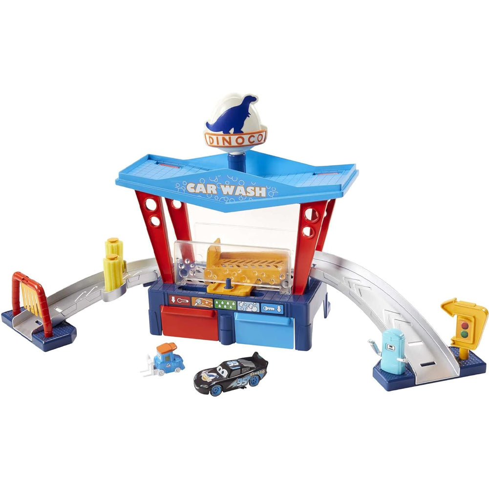 Fisher-Price Disney Pixar Cars Playset Autolavaggio Dinoco Cambia Colore Idea Regalo