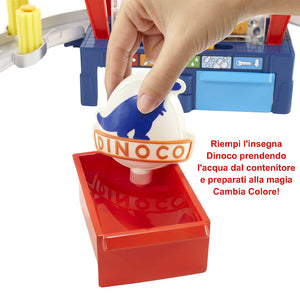 Fisher-Price Disney Pixar Cars Playset Autolavaggio Dinoco Cambia Colore Idea Regalo