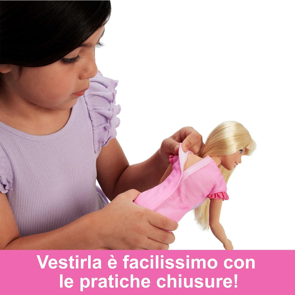 La Mia Prima Barbie Giocattolo Bambola Snodata Bambini con Accessori Idea Regalo