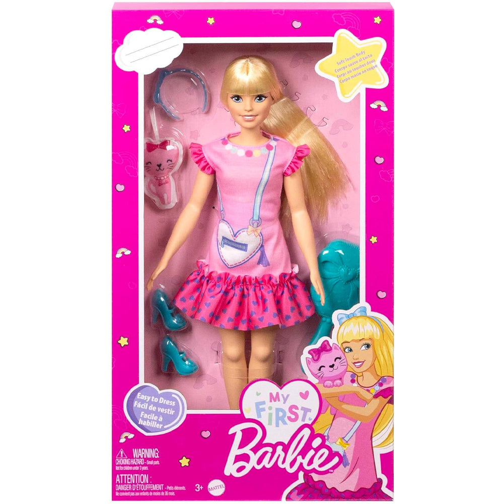 La Mia Prima Barbie Giocattolo Bambola Snodata Bambini con Accessori Idea Regalo