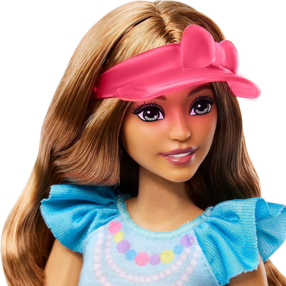 La Mia Prima Barbie Giocattolo Bambola Bambini Snodabile Abito Turchese Peluche