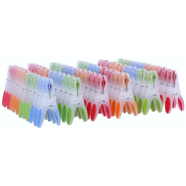 Mollette Maxi Clip Bucato 60pz Antisegno Antivento Soft-Maxi Scorta Chiudipacco