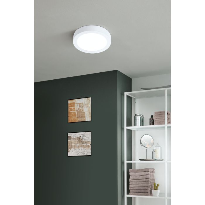 Plafoniera Bluetooth Led a Soffitto Tonda da Bagno Fueva Z