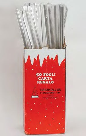 NATALE ESPO 50 ROTOLI CELLOPHANE TRASP.CM.70X100