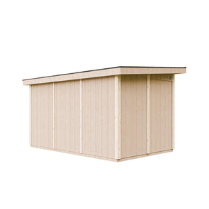 Casetta da Giardino di QUALITÀ PREMIUM 8,7m²-L412xW279cm - TIMBELA M904-REDWOOD RED