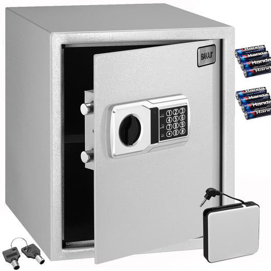 Cassaforte Elettronica di sicurezza 40x35x40cm Porta documenti Valori Casa Hotel