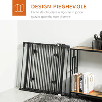 Cancelletto per cani Pieghevole, con chiusura automatica 202.5L x 2P x 76A cm